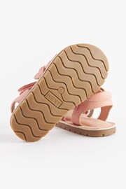 Pink Standard Fit (F) Heart Sandals - Image 5 of 6