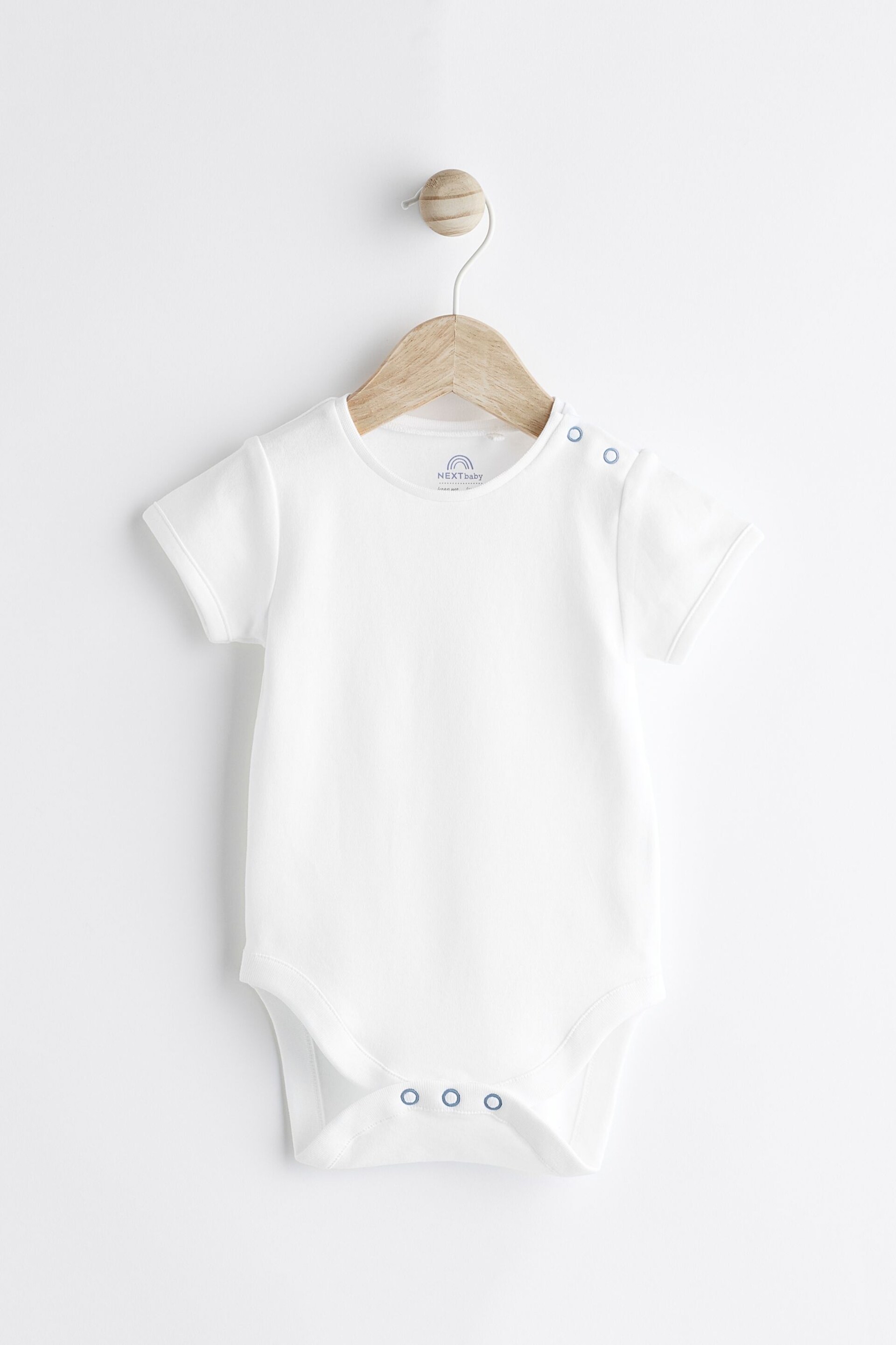 Blue/White Stripe Baby Woven Dungarees and Bodysuit Set (0mths-2yrs) - Image 3 of 7