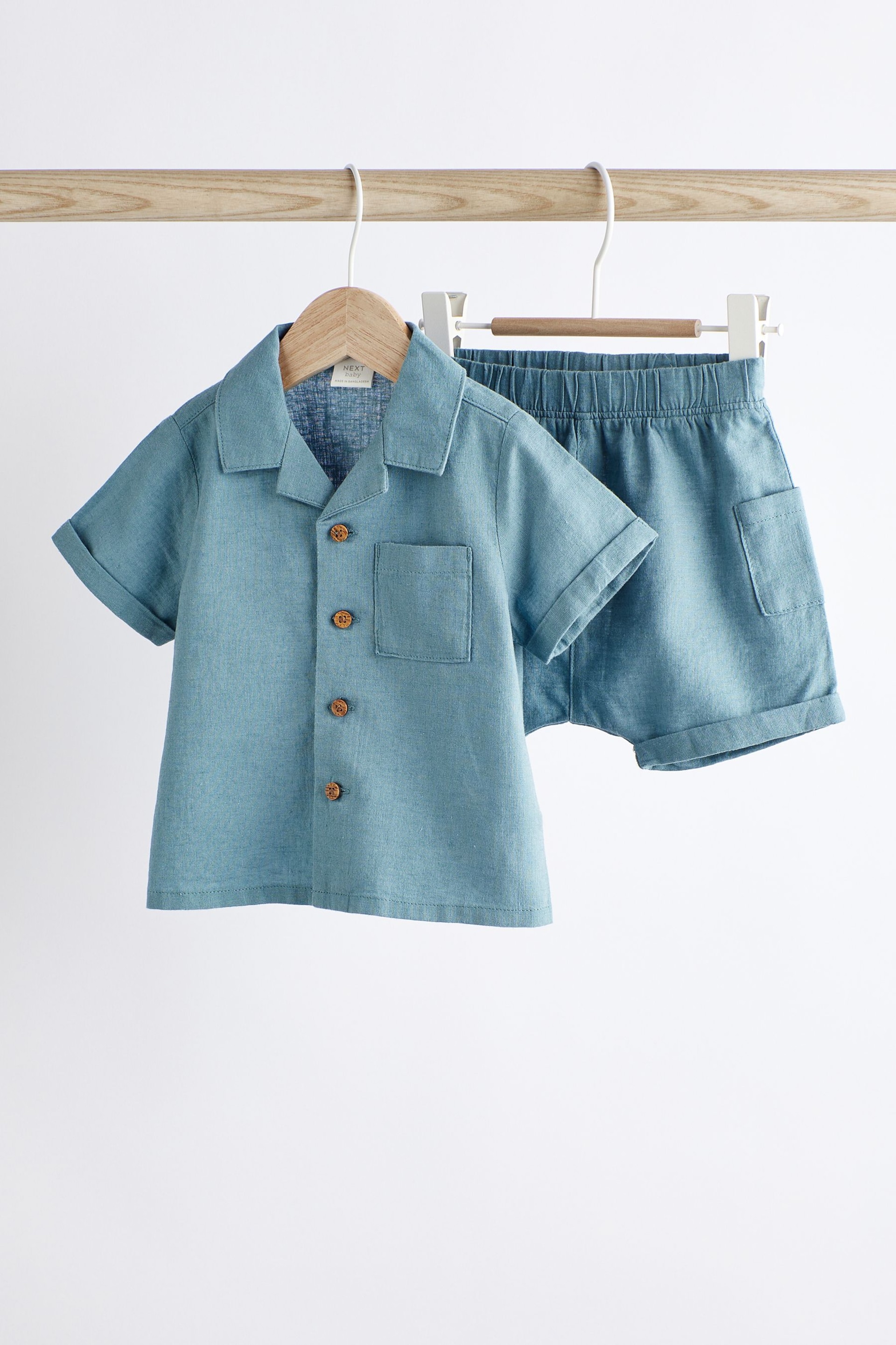 Blue Top And Shorts Set (0mths-2yrs) - Image 1 of 10