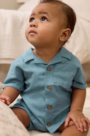 Blue Top And Shorts Set (0mths-2yrs) - Image 8 of 10