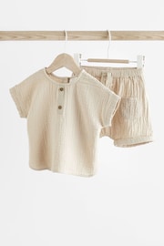 Neutral Baby Top And Shorts Set (0mths-3yrs) - Image 1 of 8