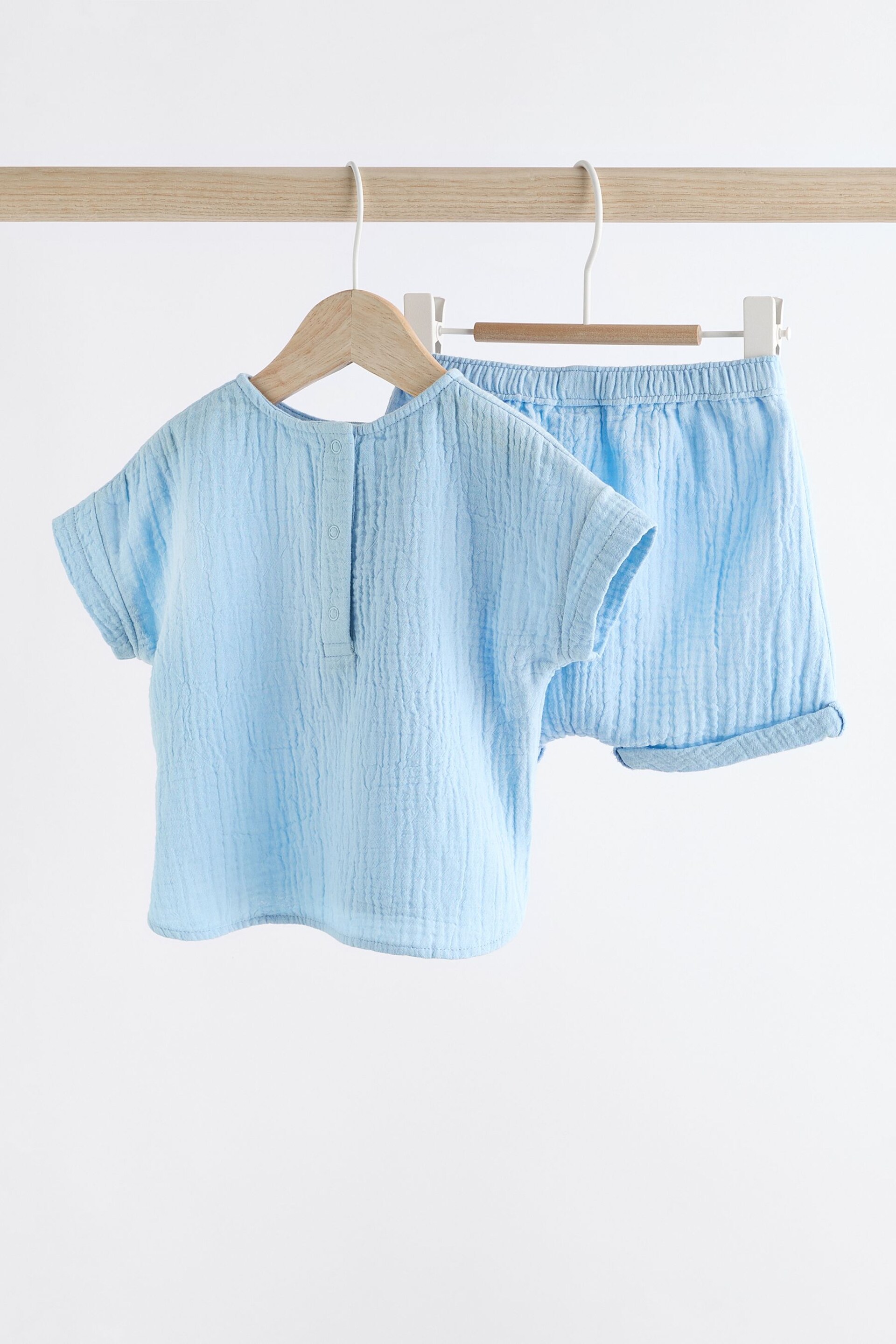 Blue Baby Top And Shorts Set (0mths-3yrs) - Image 2 of 9