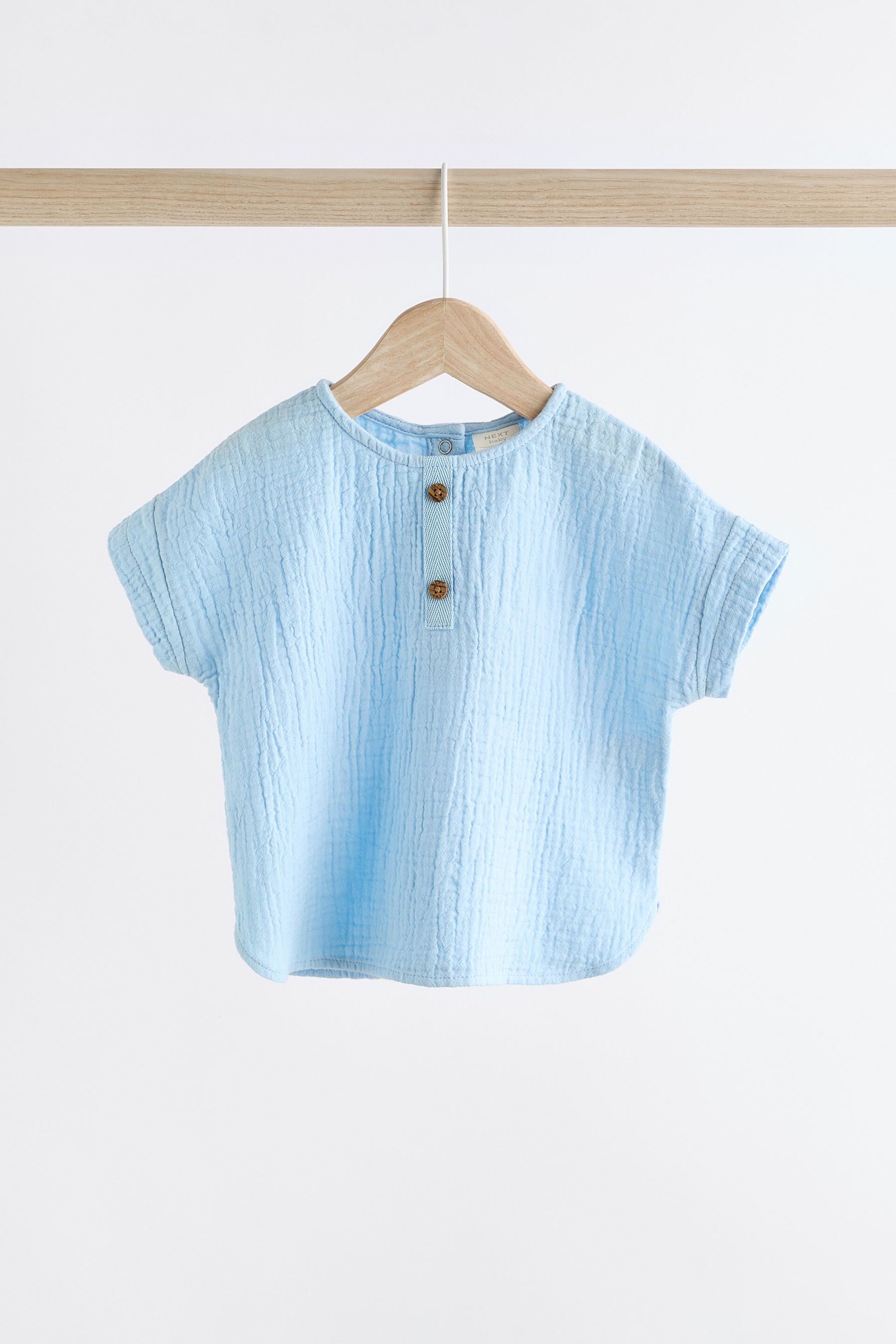 Blue Baby Top And Shorts Set (0mths-3yrs) - Image 3 of 9