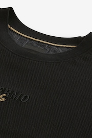 Black Black Textured T-Shirt - Image 8 of 9