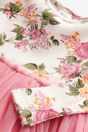 Pink Long Sleeve Printed Tutu Dress (3mths-7yrs) - Image 7 of 7