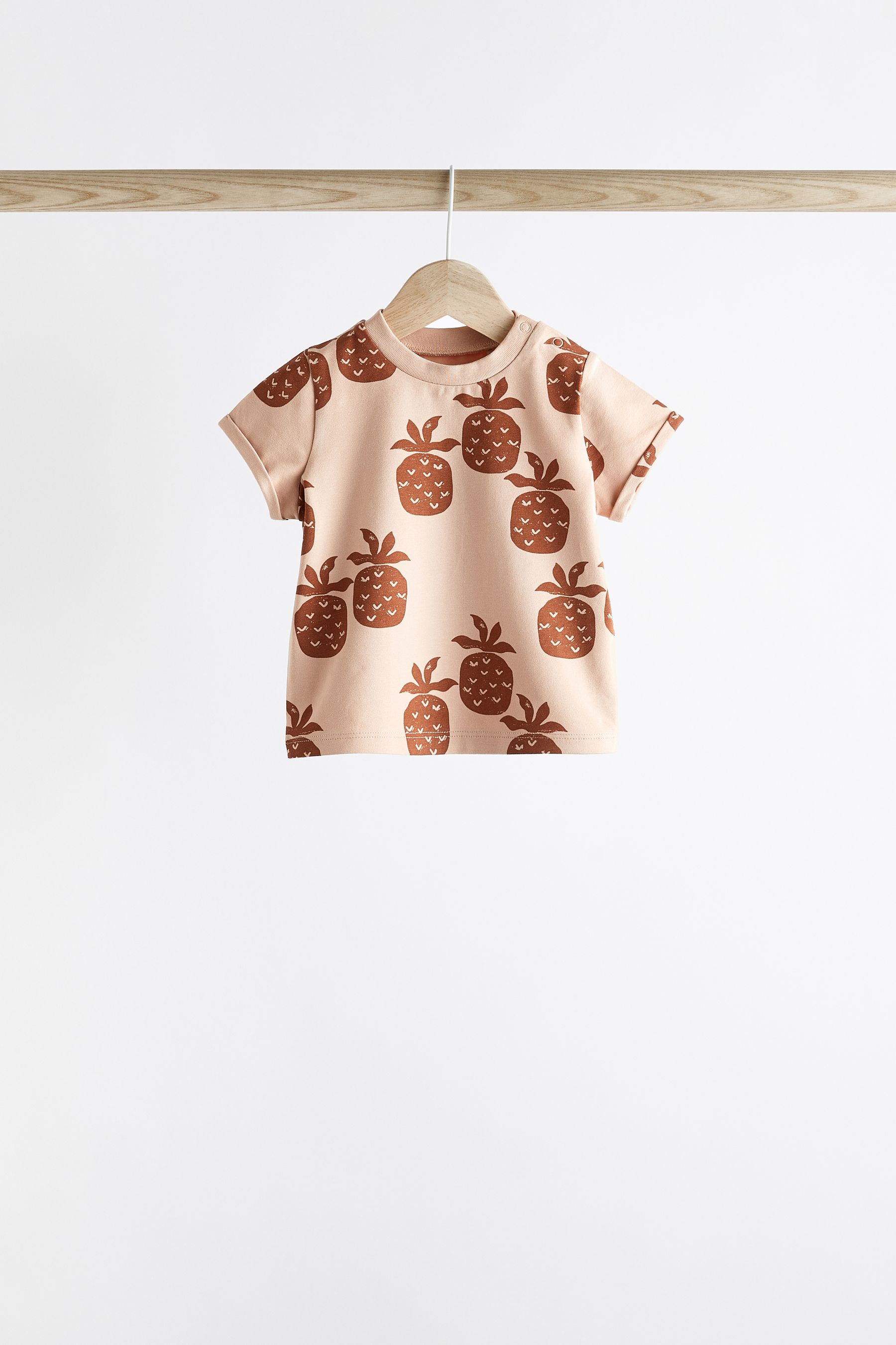 Buy Monochrome Baby T Shirts And Shorts 3 Pack from Next United Arab Emirates