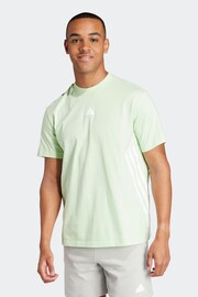 adidas Green Sportswear Future Icons 3-Stripes T-Shirt - Image 1 of 7