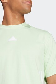 adidas Green Sportswear Future Icons 3-Stripes T-Shirt - Image 5 of 7