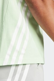 adidas Green Sportswear Future Icons 3-Stripes T-Shirt - Image 6 of 7
