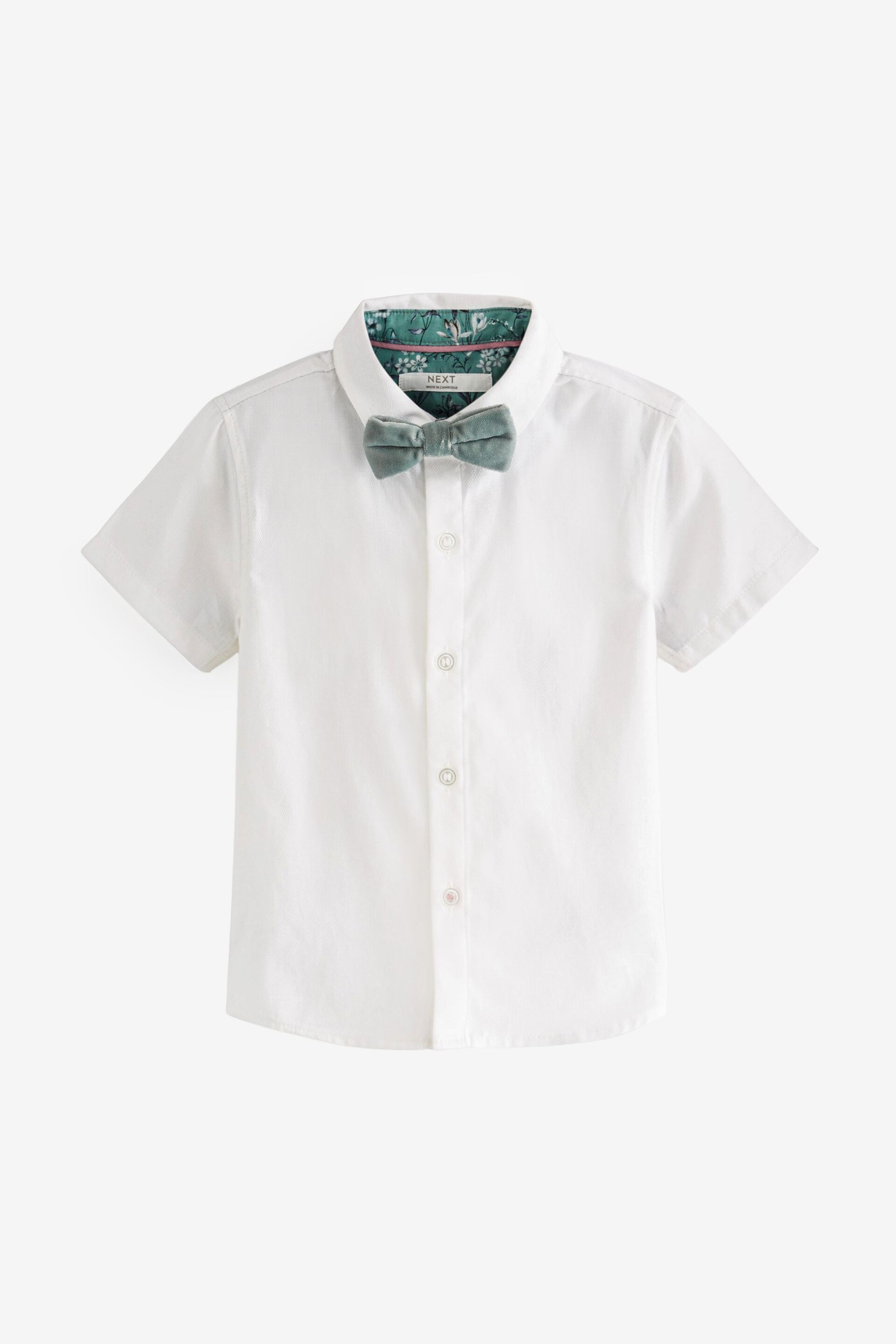 Mint Green Waistcoat, Shirt and Bowtie Set (3mths-9yrs) - Image 3 of 4