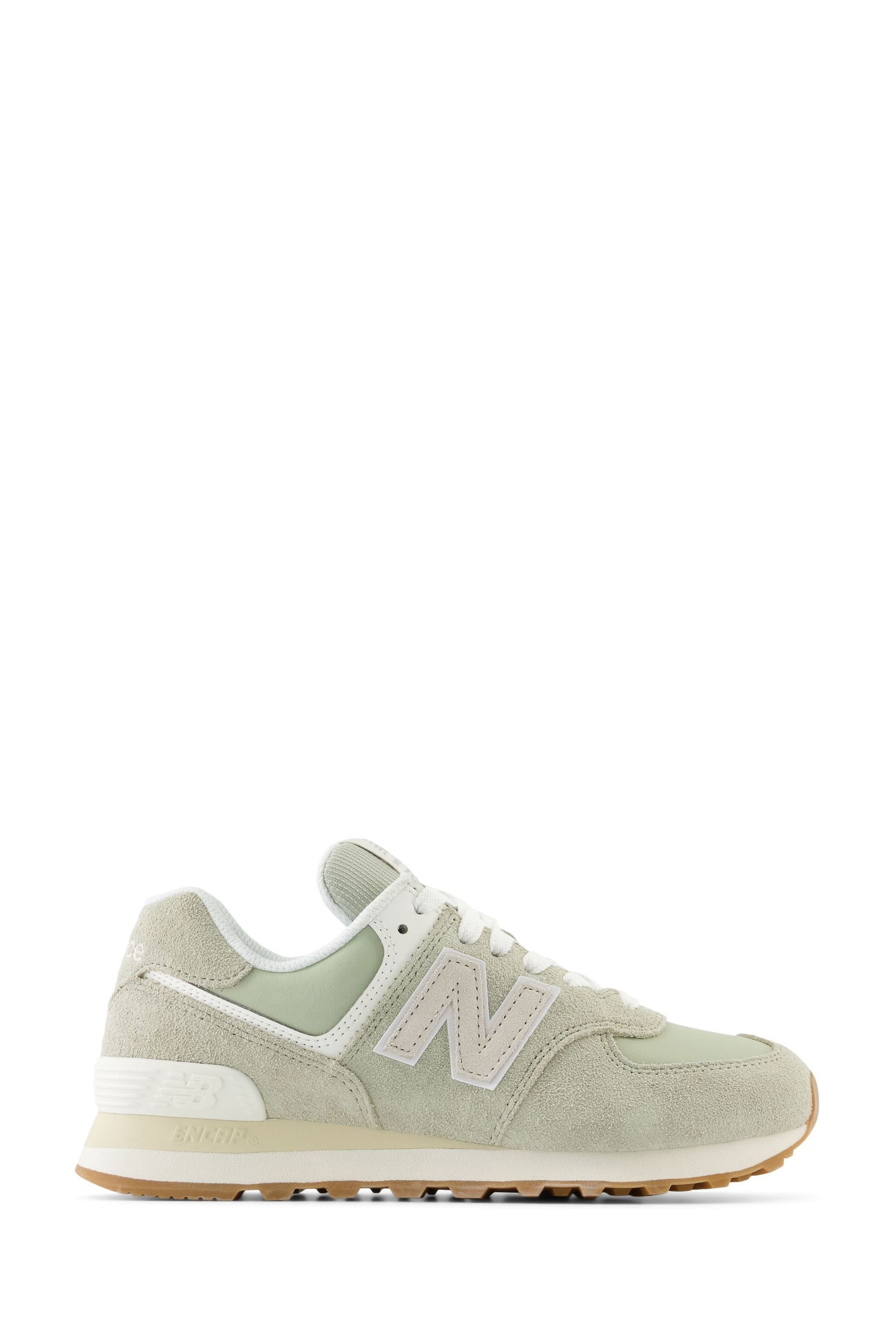 Buy New Balance Sage Green Womens 574 Trainers from Next Luxembourg