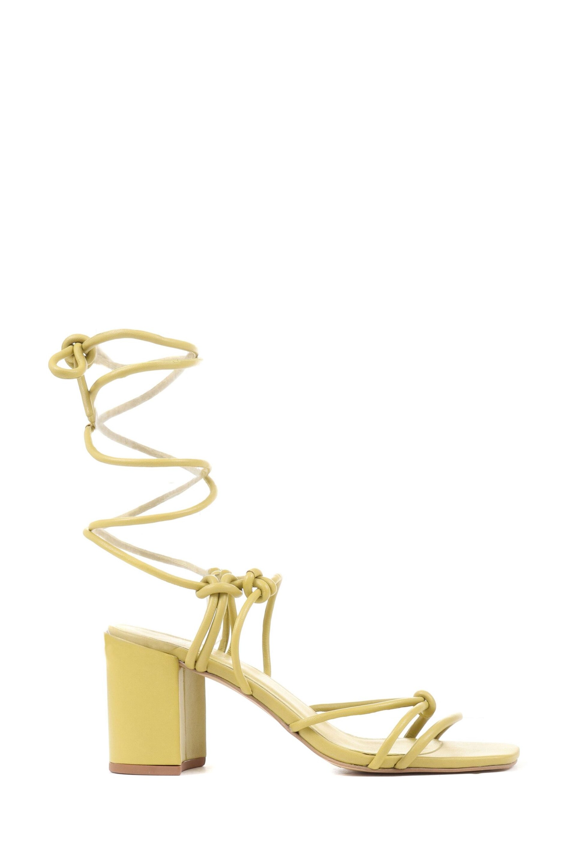 Jones Bootmaker Green Liezel Gladiator Roped Heels - Image 4 of 8