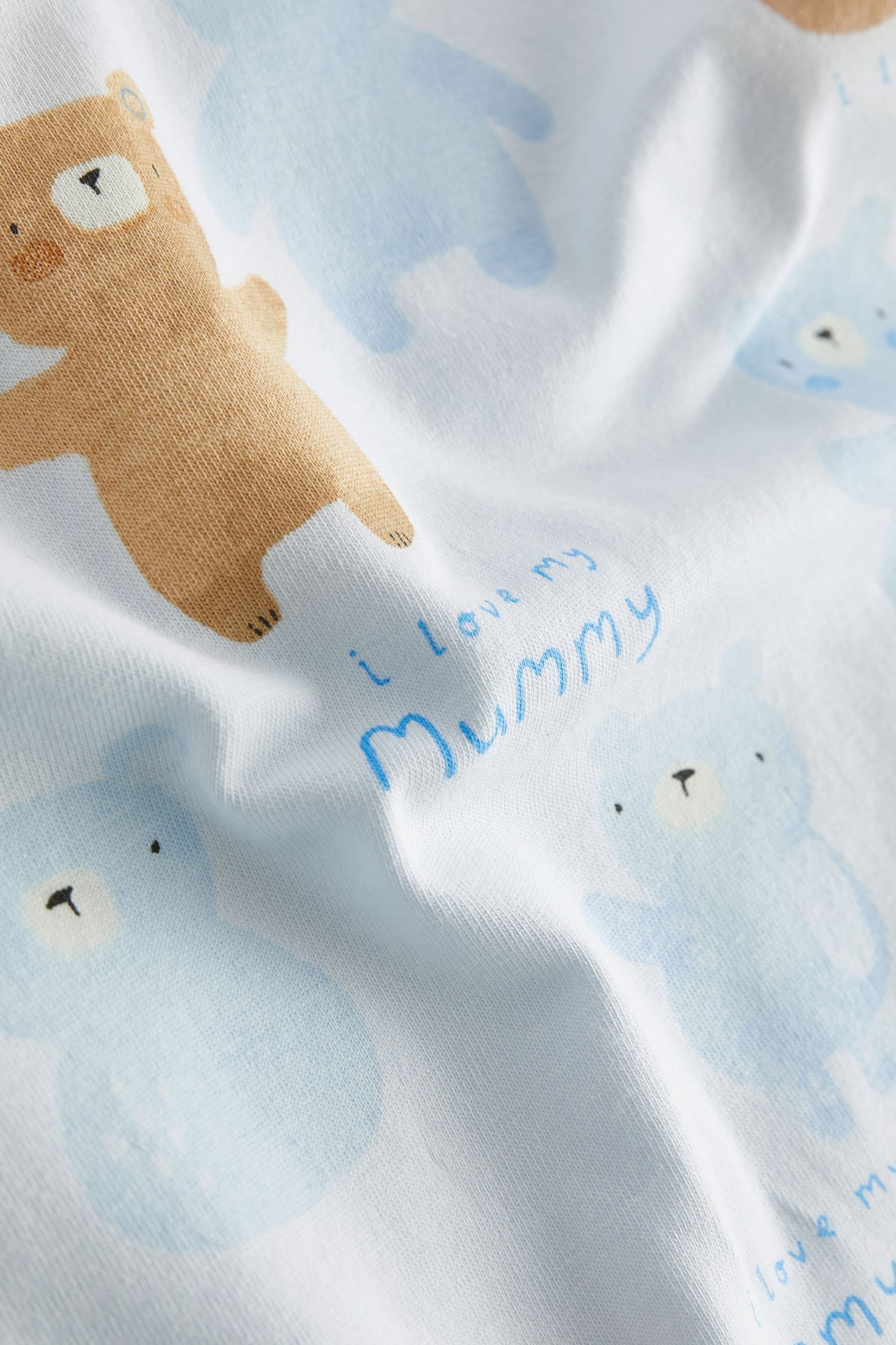 Blue Mummy Baby Jersey Romper - Image 10 of 10