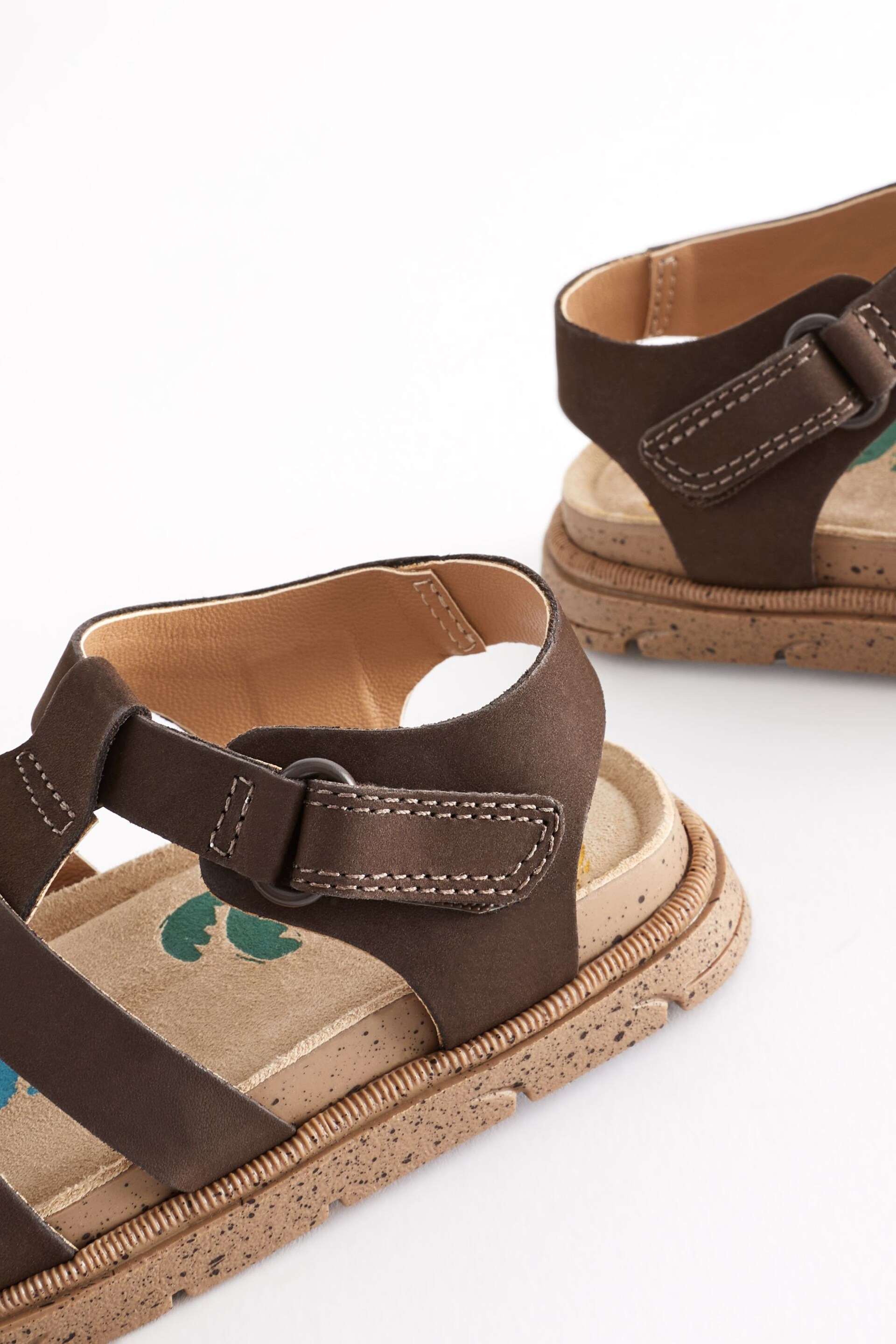 Brown Leather Fisherman Sandals - Image 7 of 7