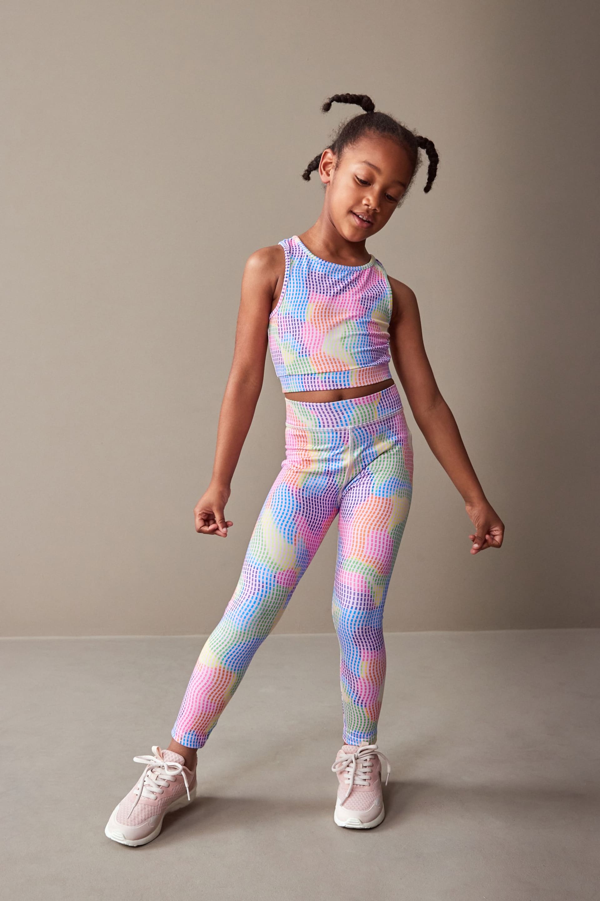 Multi Bright Sports Leggings (3-16yrs) - Image 1 of 7