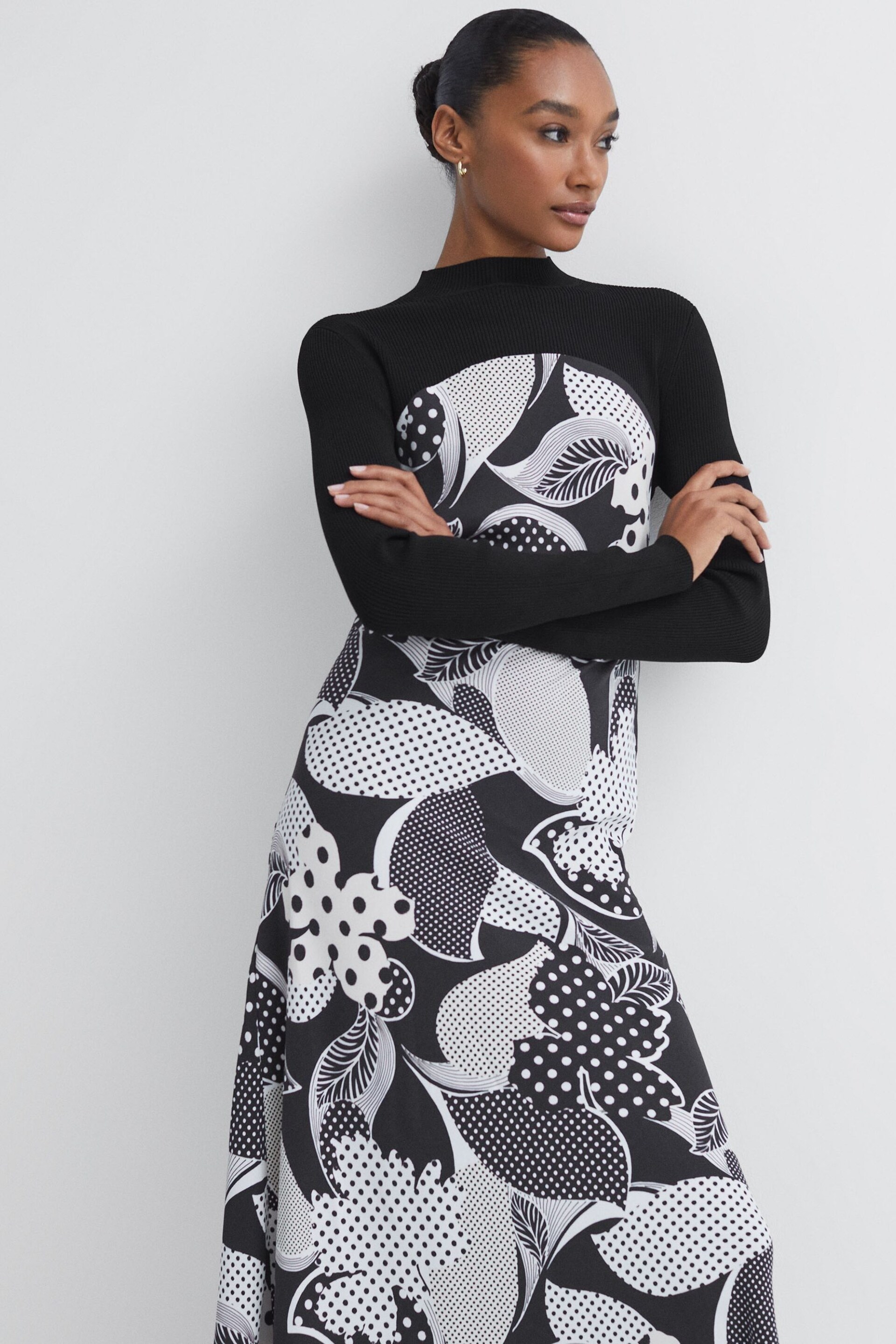 Florere Hybrid Knit Midi Dress - Image 3 of 6