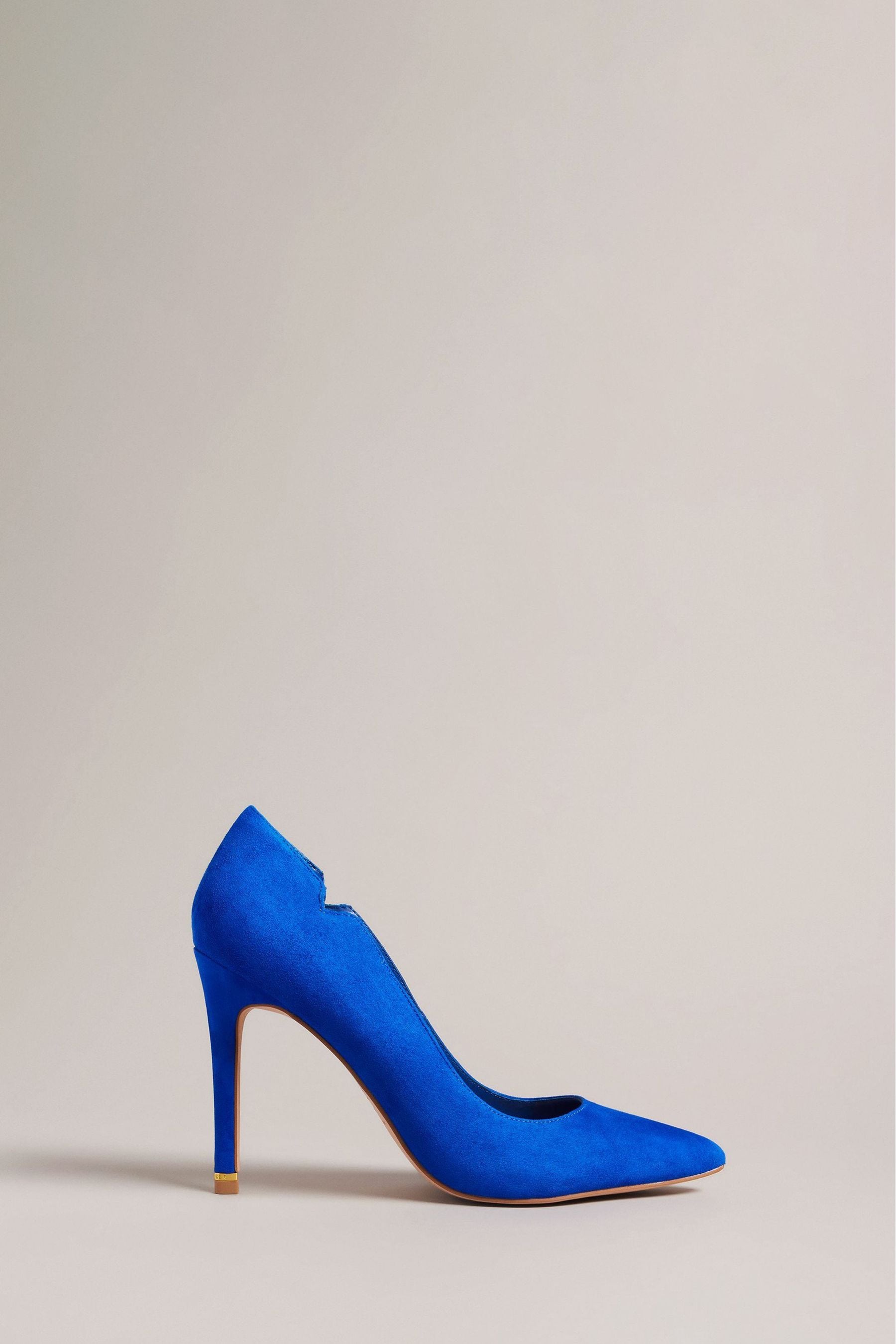Buy Ted Baker Orlays Blue Suede 103mm Court Shoes from Next Austria
