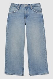 Reiss Denim Marion Senior Straight Leg Sequin Detail Jeans - Image 2 of 6