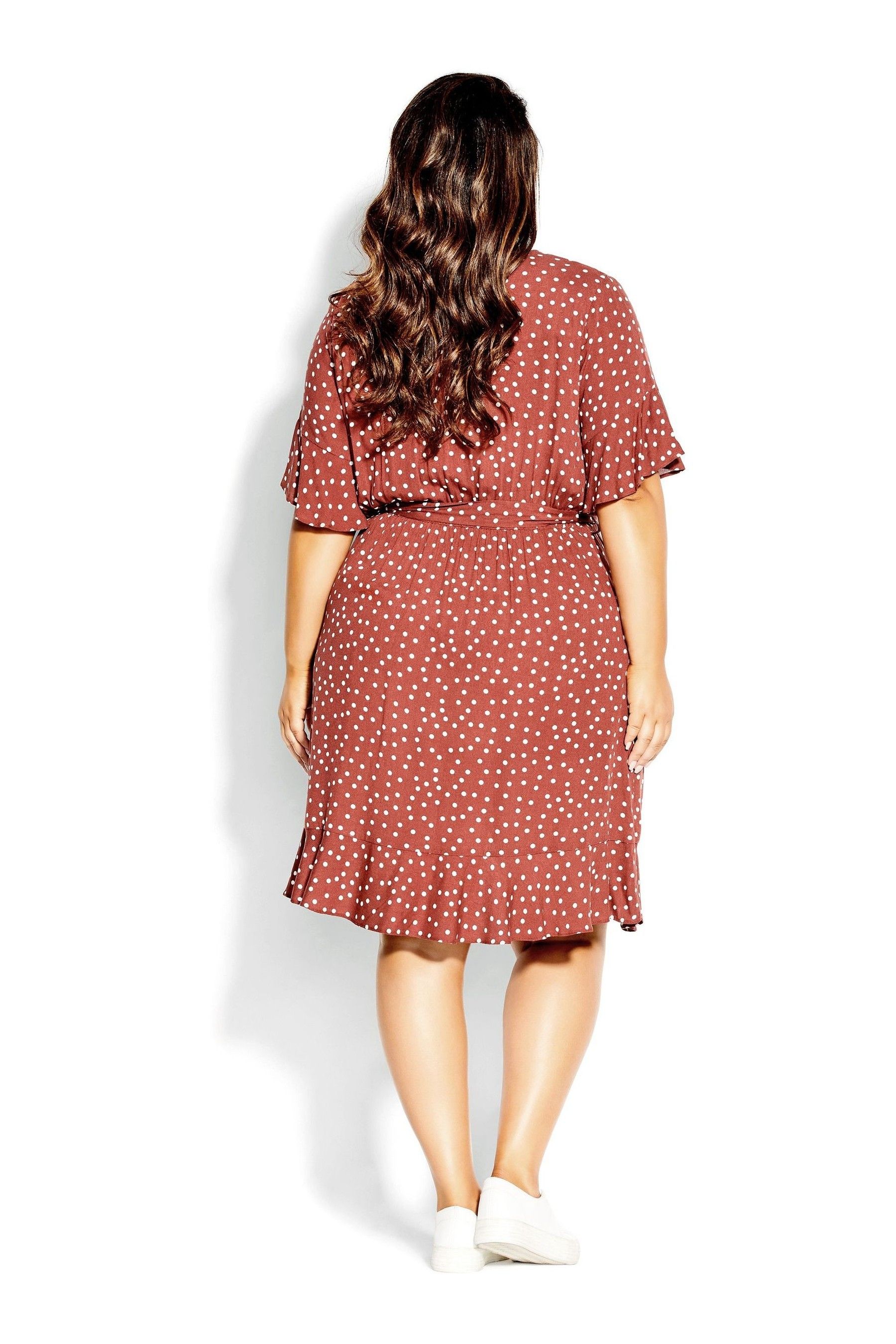 City chic polka dot dress best sale