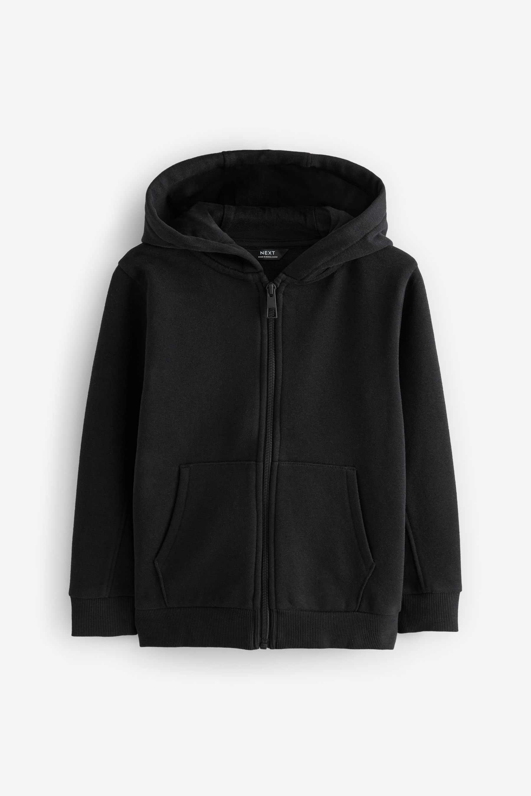 Plain black zip up sweater 2025