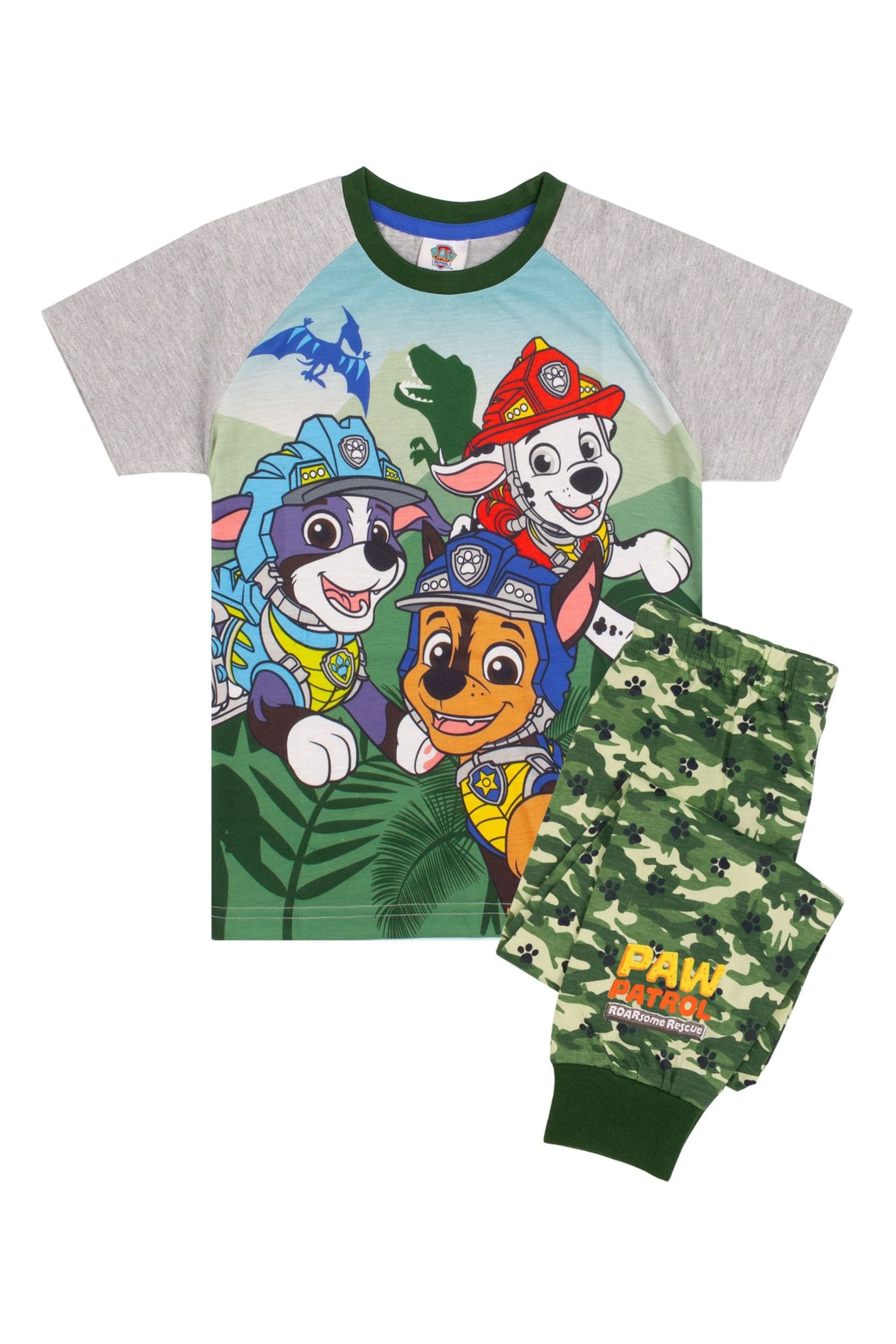 Vanilla Underground Green Paw Patrol Long Leg Kids Pyjama Set - Image 1 of 5