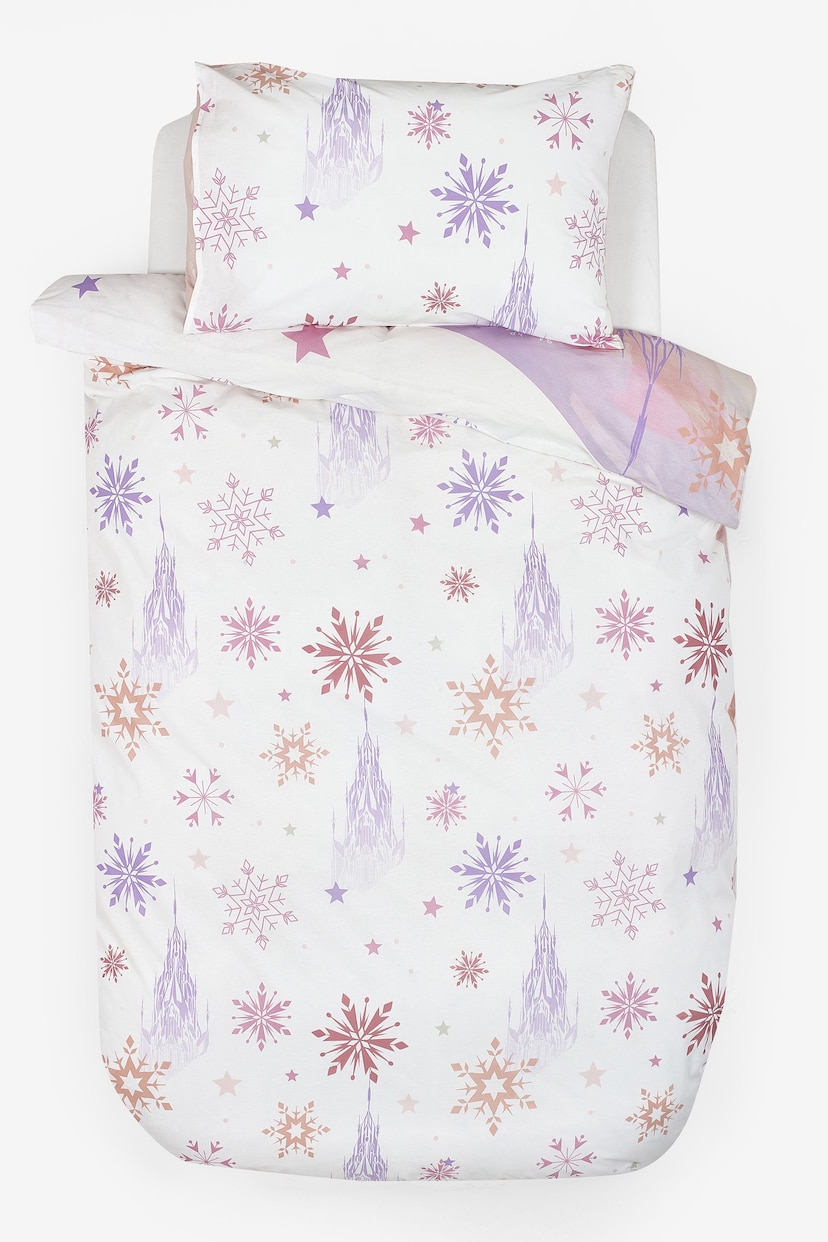 Disney Frozen Pink 100% Cotton Duvet Cover and Pillowcase Set - Image 7 of 9