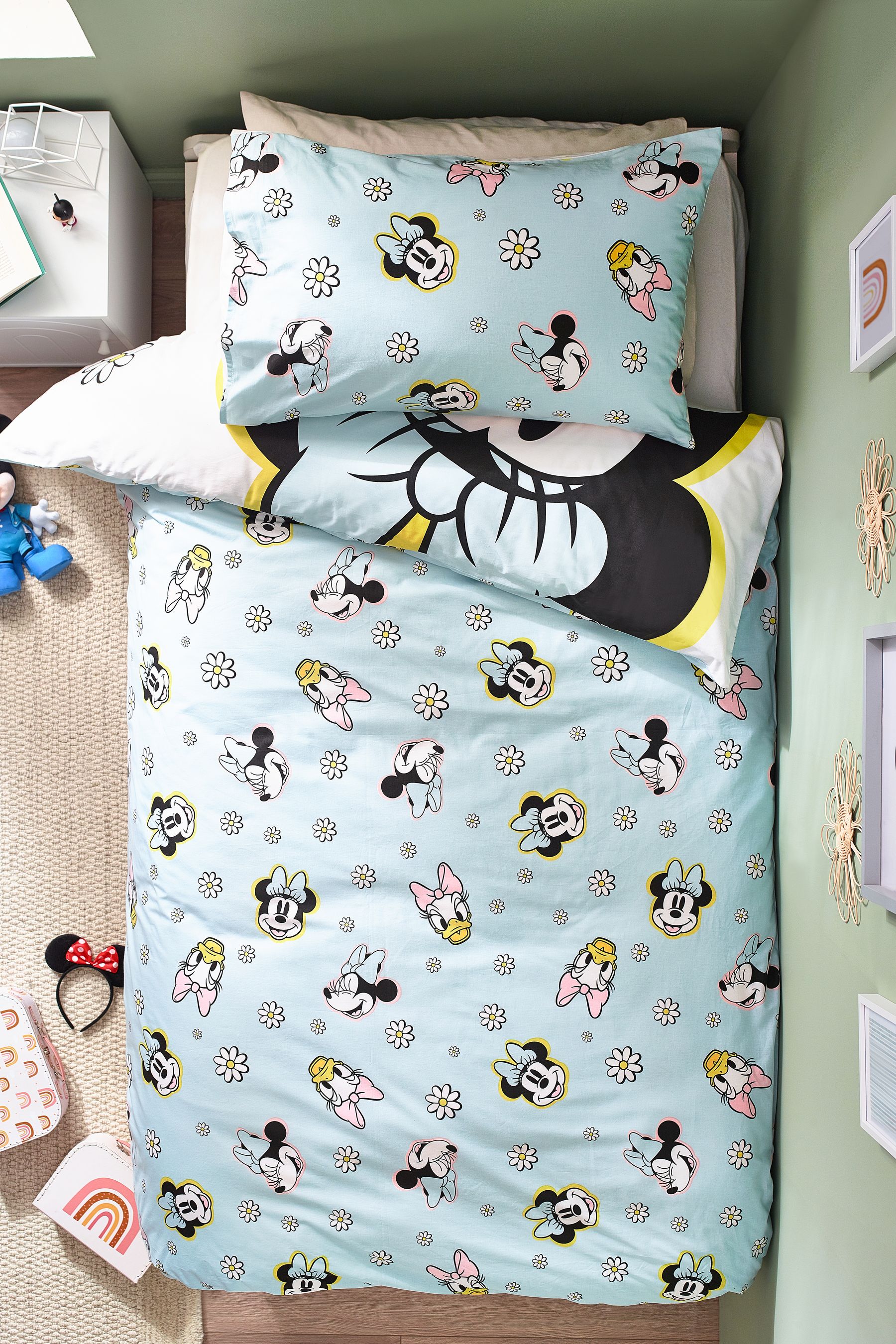 Minnie mouse single bed duvet cover set shop