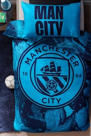 Blue Manchester City 100% Cotton Duvet Cover and Pillowcase Set - Image 2 of 6