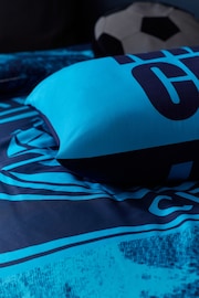 Blue Manchester City 100% Cotton Duvet Cover and Pillowcase Set - Image 4 of 6