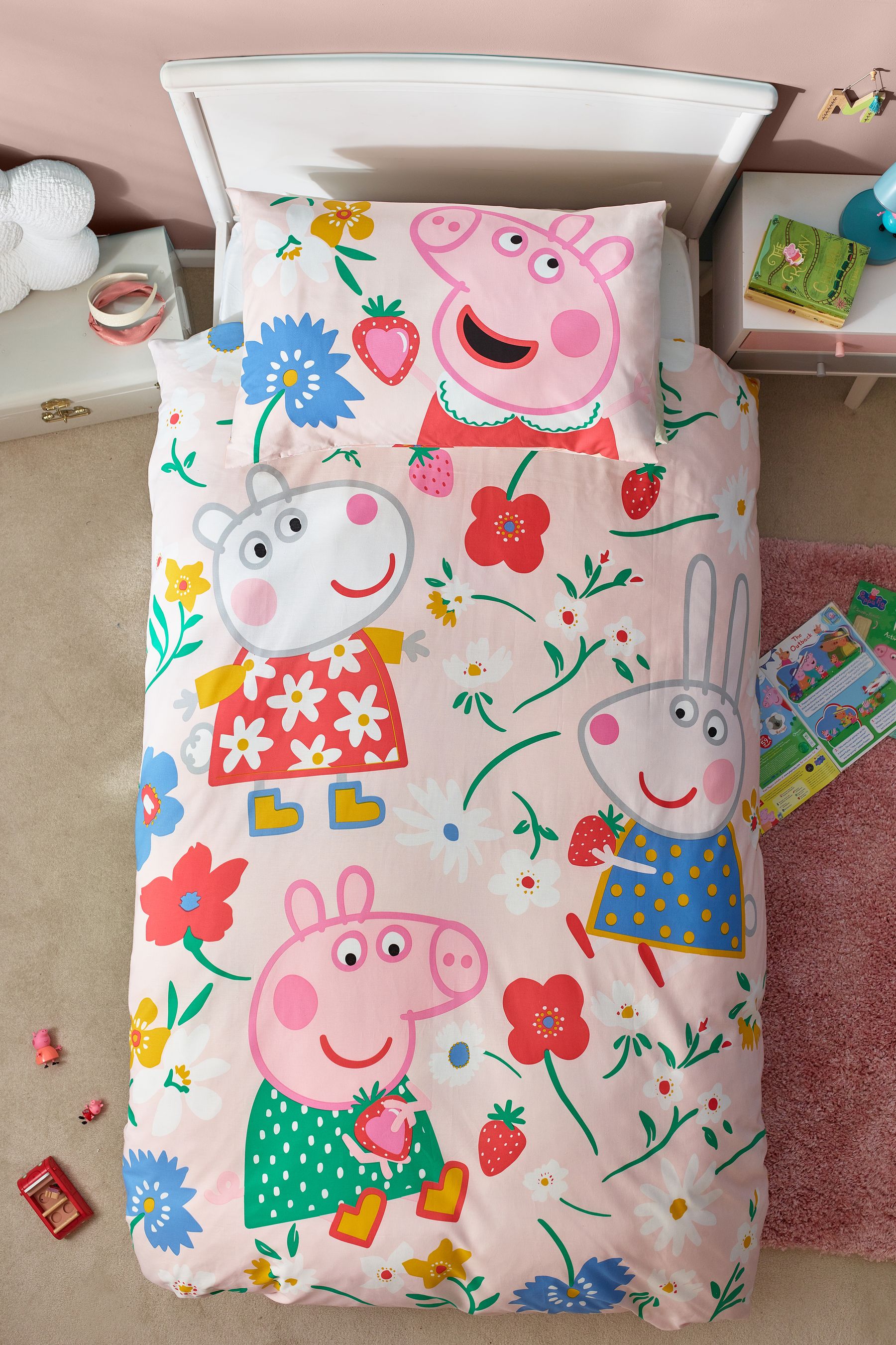 Buy Pink Peppa Pig Duvet Cover and Pillowcase Set from the Next UK online shop