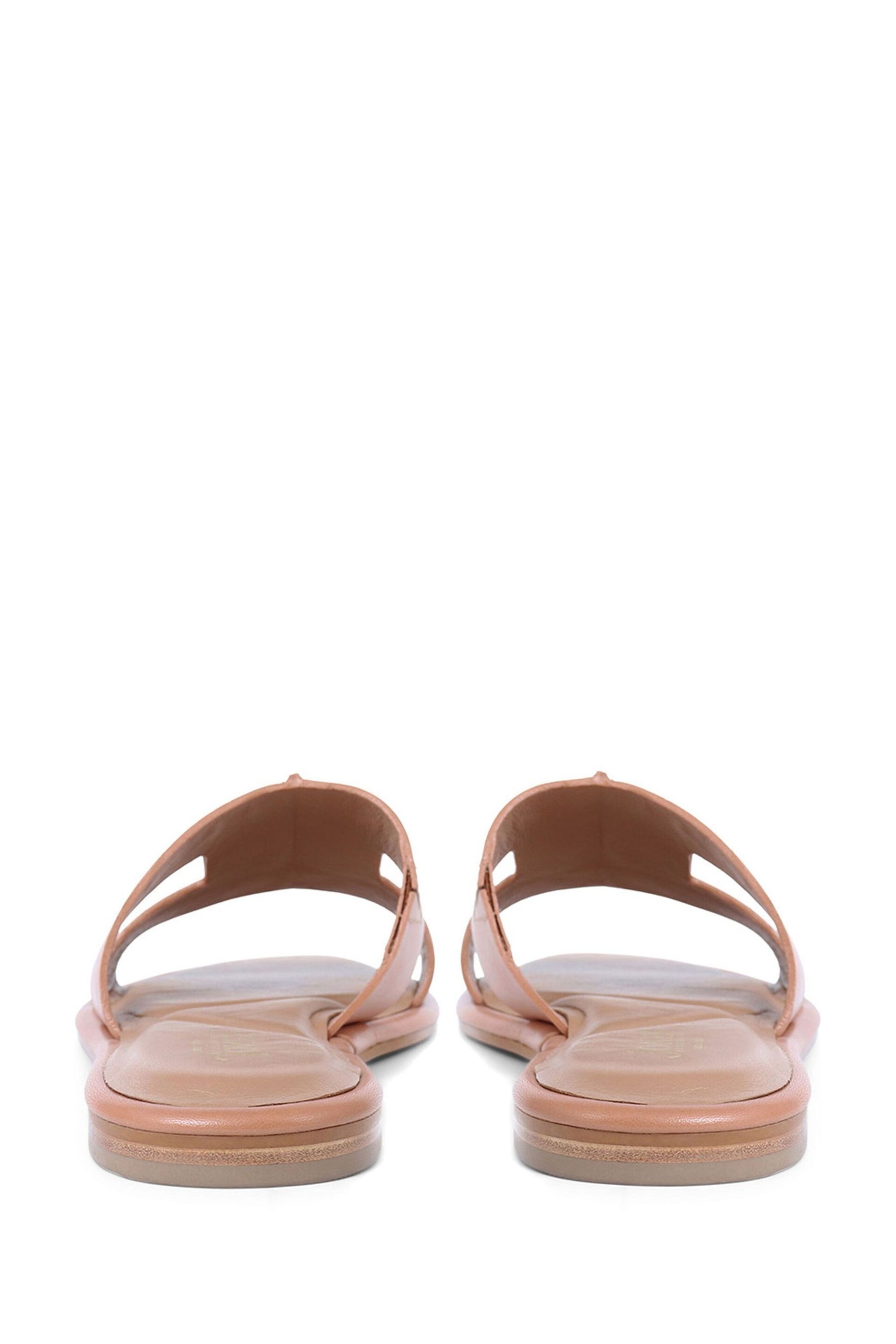 Jones Bootmaker Lilli Leather Natural Mule Sandals - Image 3 of 5