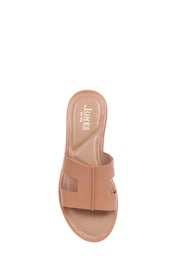 Jones Bootmaker Lilli Leather Natural Mule Sandals - Image 4 of 5