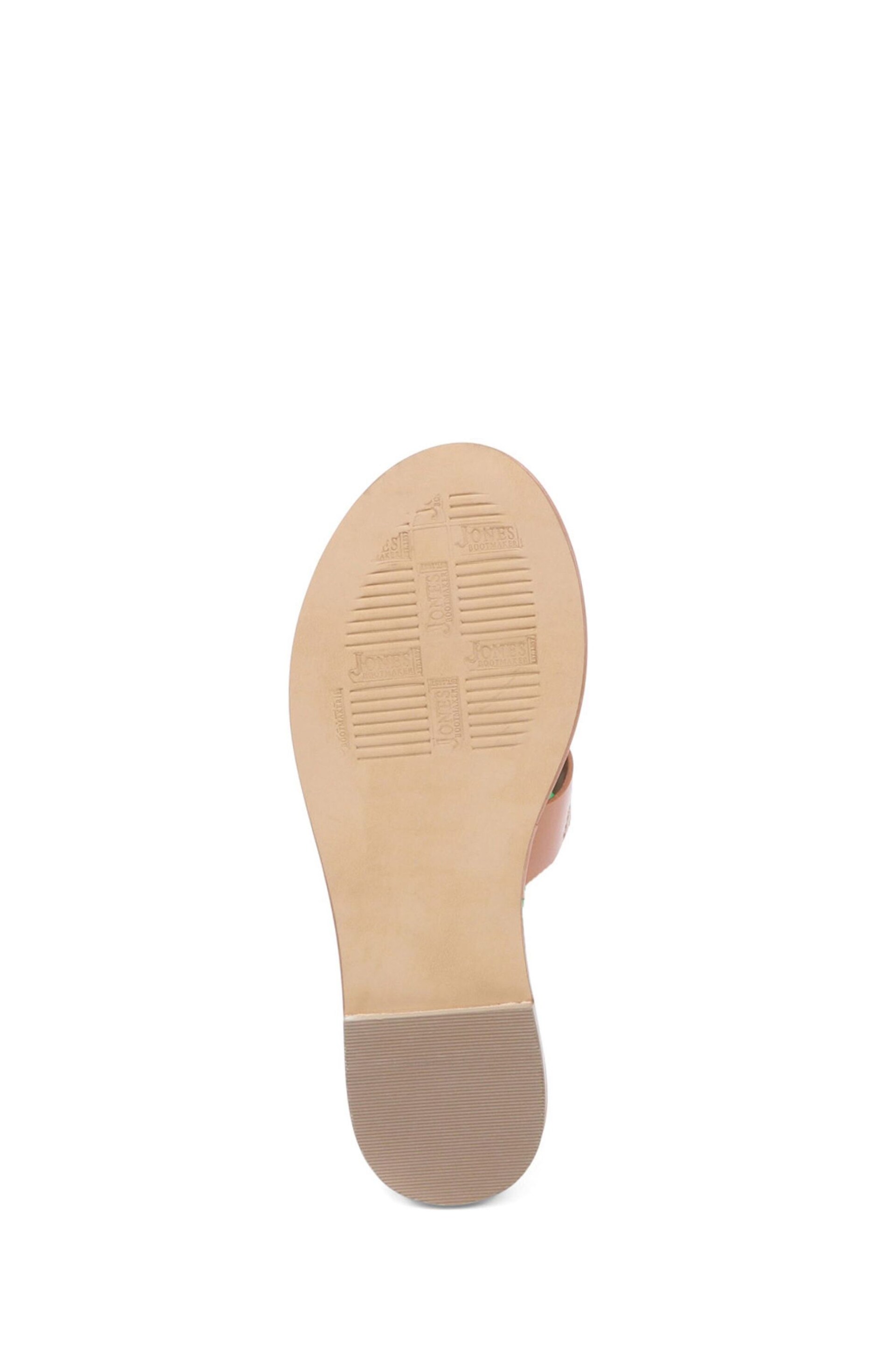 Jones Bootmaker Lilli Leather Natural Mule Sandals - Image 5 of 5