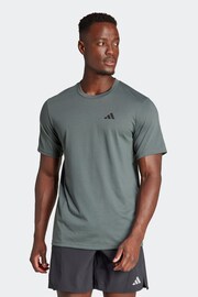 adidas Light Grey Train Essentials Feelready Training T-Shirt - Image 1 of 8