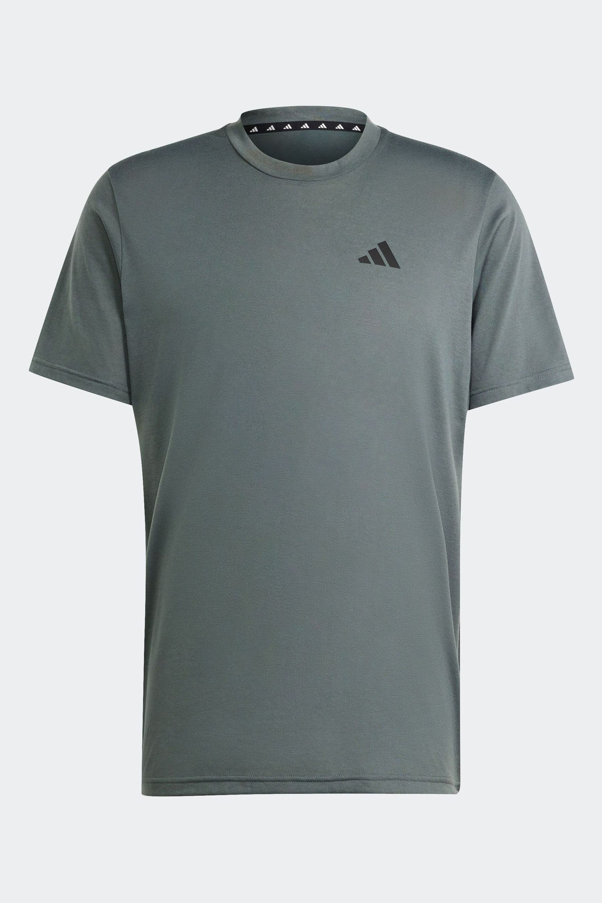 adidas Light Grey Train Essentials Feelready Training T-Shirt - Image 8 of 8