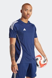 adidas Dark Blue Tiro 24 Jersey - Image 4 of 9