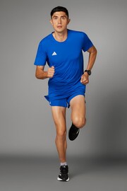 adidas Bright Blue Adizero Essentials Running T-Shirt - Image 7 of 17