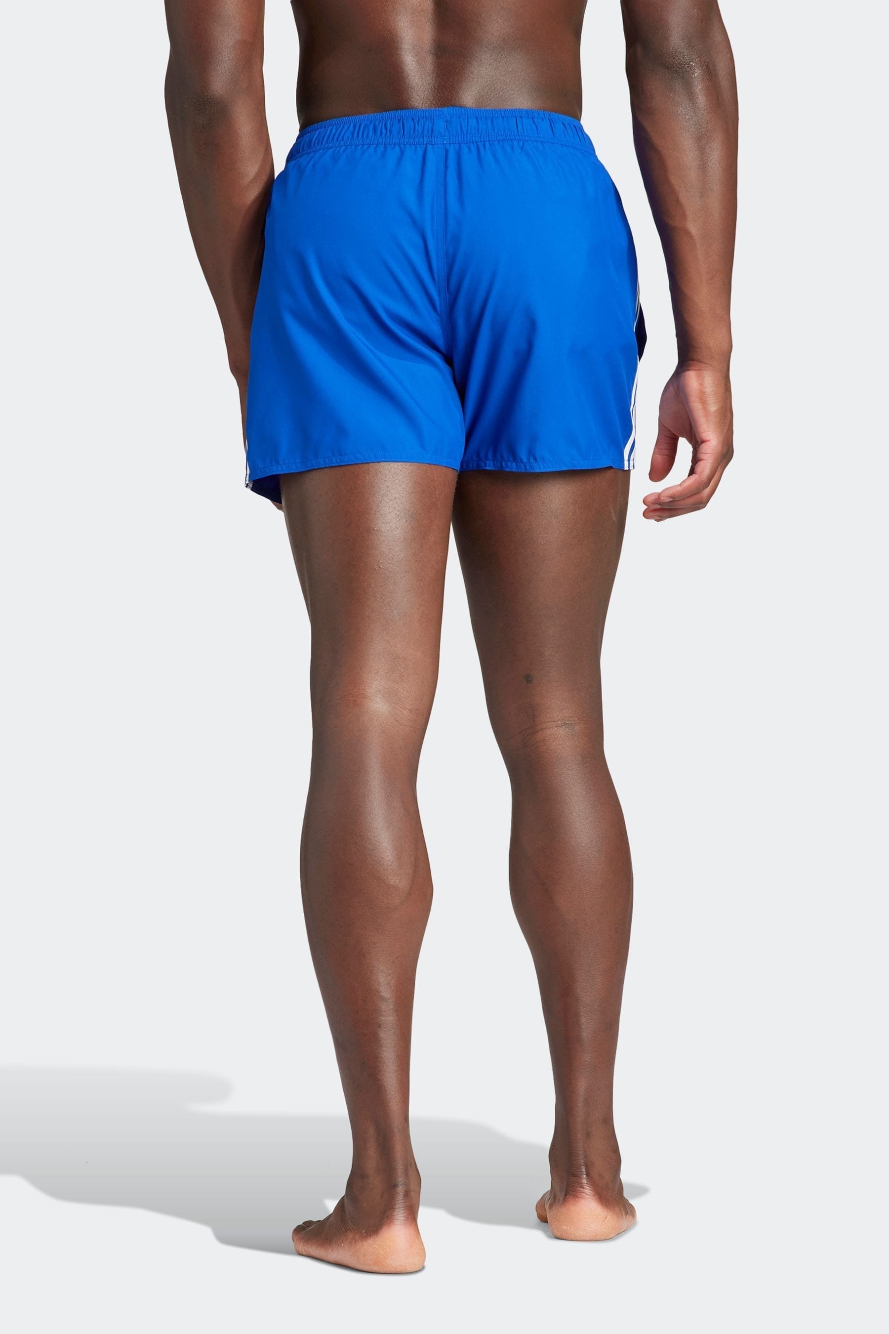 Adidas Clx 3 Stripes Swimming Shorts Blue XS Man IS2057 XS