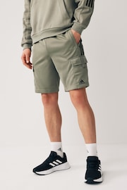 adidas Green Sportswear Tiro Cargo Shorts - Image 1 of 5