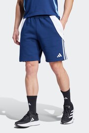 adidas Blue Tiro 24 Sweat Shorts - Image 1 of 6