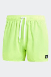 adidas Green 3-Stripes CLX Very Short Length Swim Shorts - Image 6 of 6