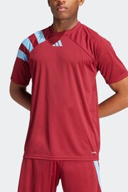 adidas Red/Blue Fortore 23 Jersey - Image 2 of 8