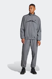 adidas Grey Sportswear Sportswear Woven Chevron Tracksuit - Image 1 of 9