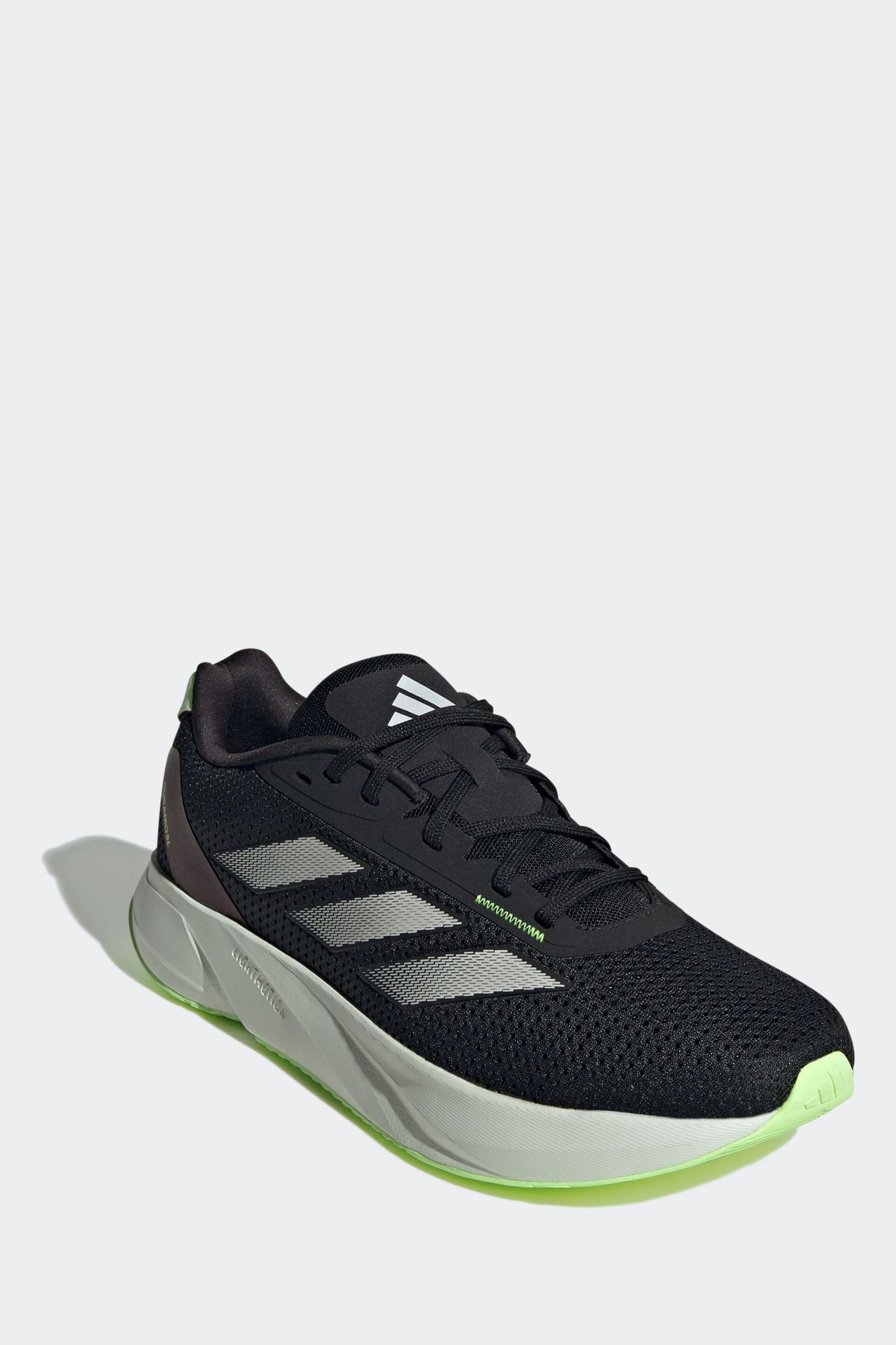 adidas Black/Yellow Duramo SL Trainers - Image 3 of 8