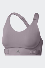 adidas Purple Fastim L Hs Bra - Image 7 of 8