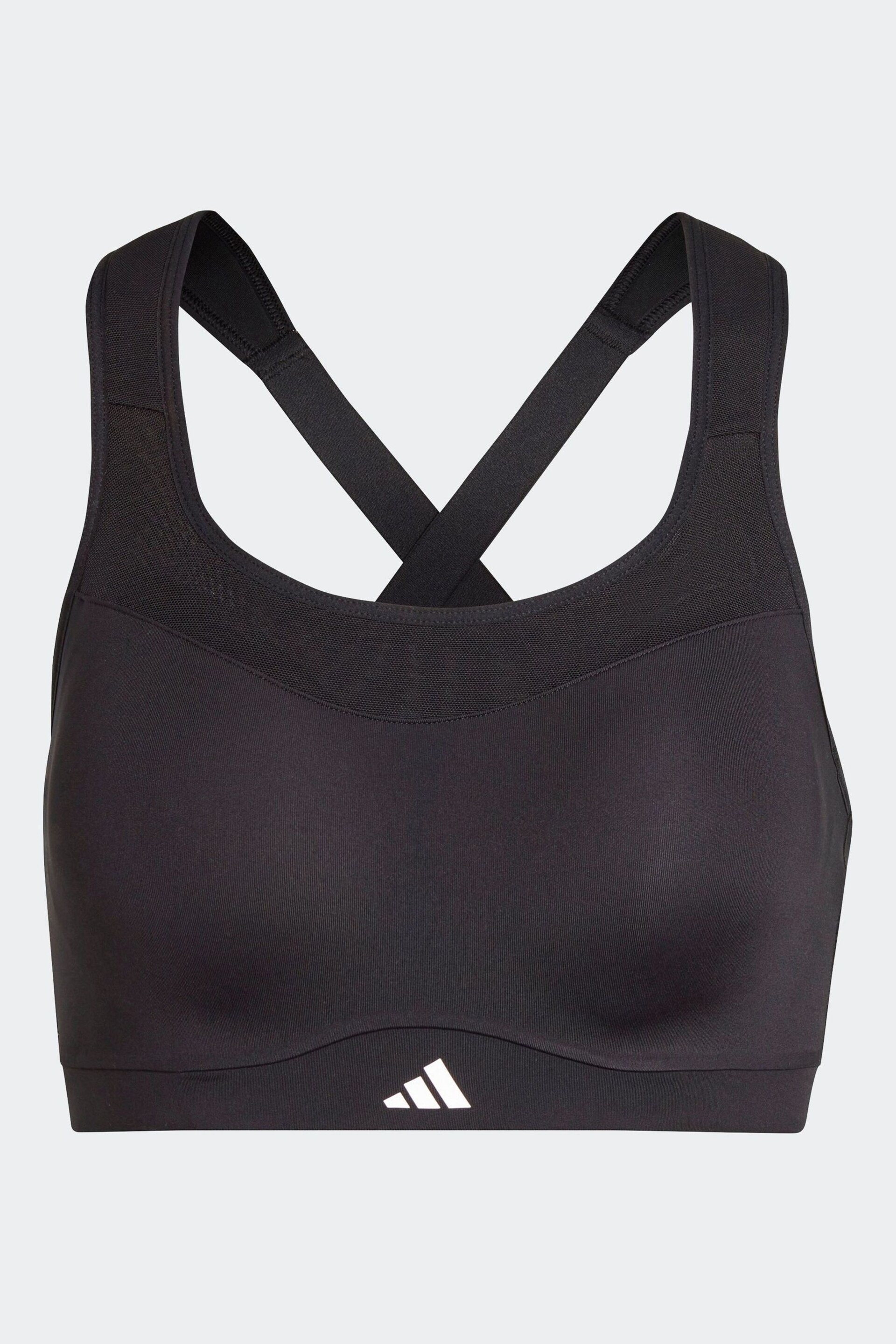 adidas Black TLRD Impact High Support Bra - Image 8 of 11