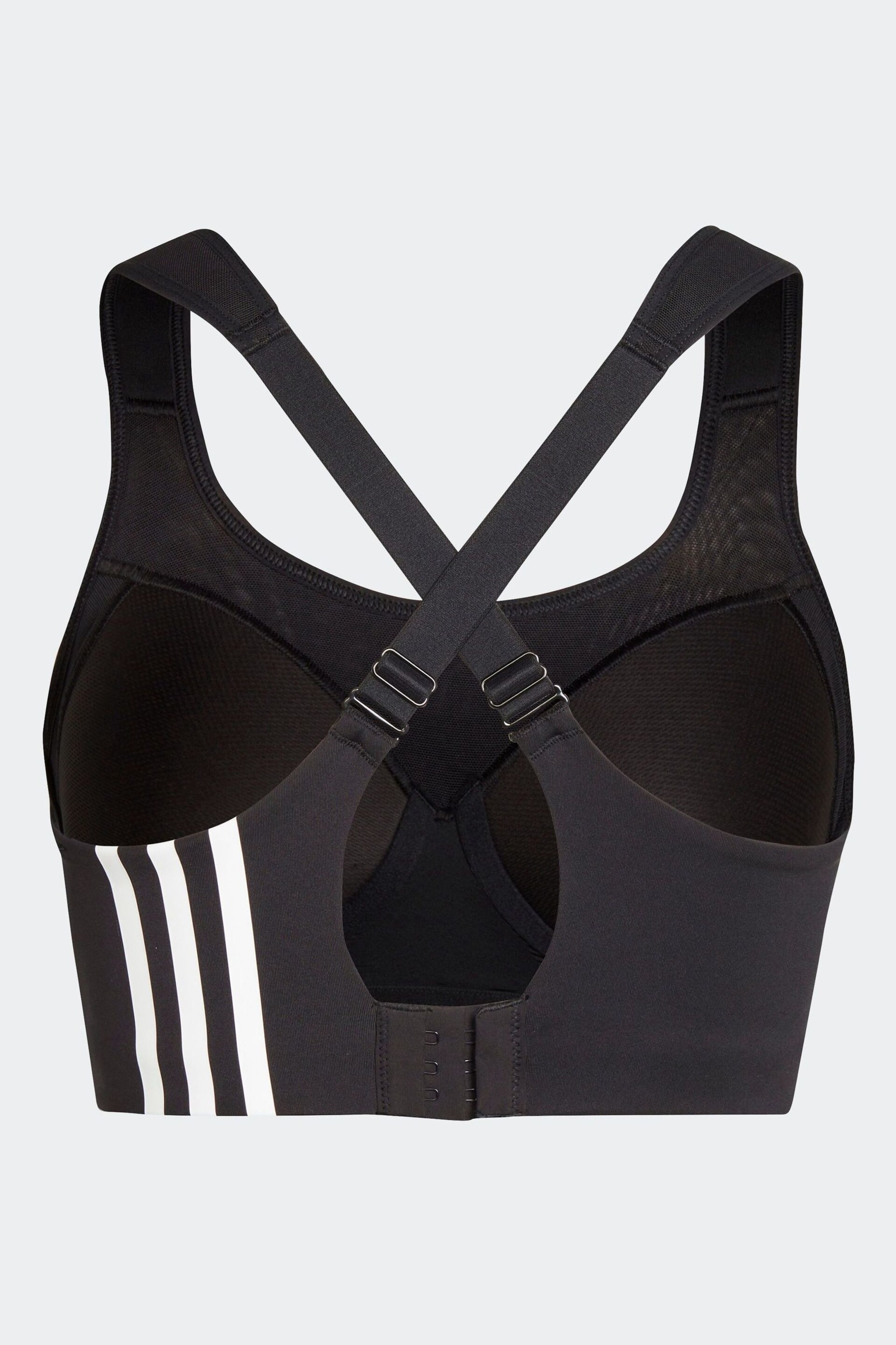 adidas Black TLRD Impact High Support Bra - Image 9 of 11