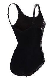 Arena Bodylift Womens Francy Wing Back B-Cup Black Swimsuit - Image 6 of 6