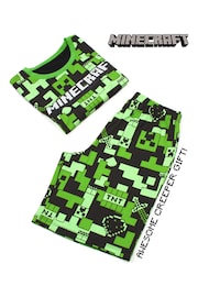 Vanilla Underground Green Minecraft Long Leg Kids Pyjama Set - Image 2 of 7