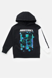 Angel & Rocket Black white Minecraft Hoodie - Image 3 of 5